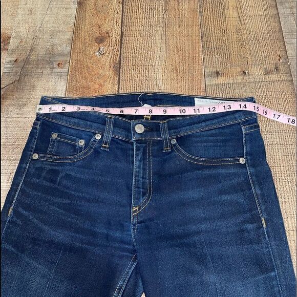 Rag & bone skinny raw hem jeans - Picture 6 of 10